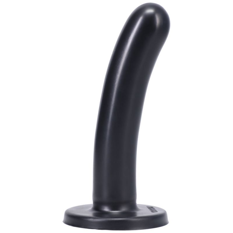 Silk Dildo Medium Onyx - Safe Silicone Adult Toy Default Title Dongs Neutral