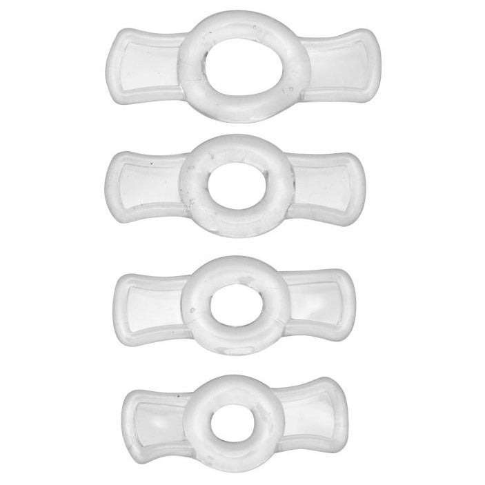 Size Matters Endurance Set With Four Stretchable Sizes – Penis Ring Set > Cock Ring > Sets