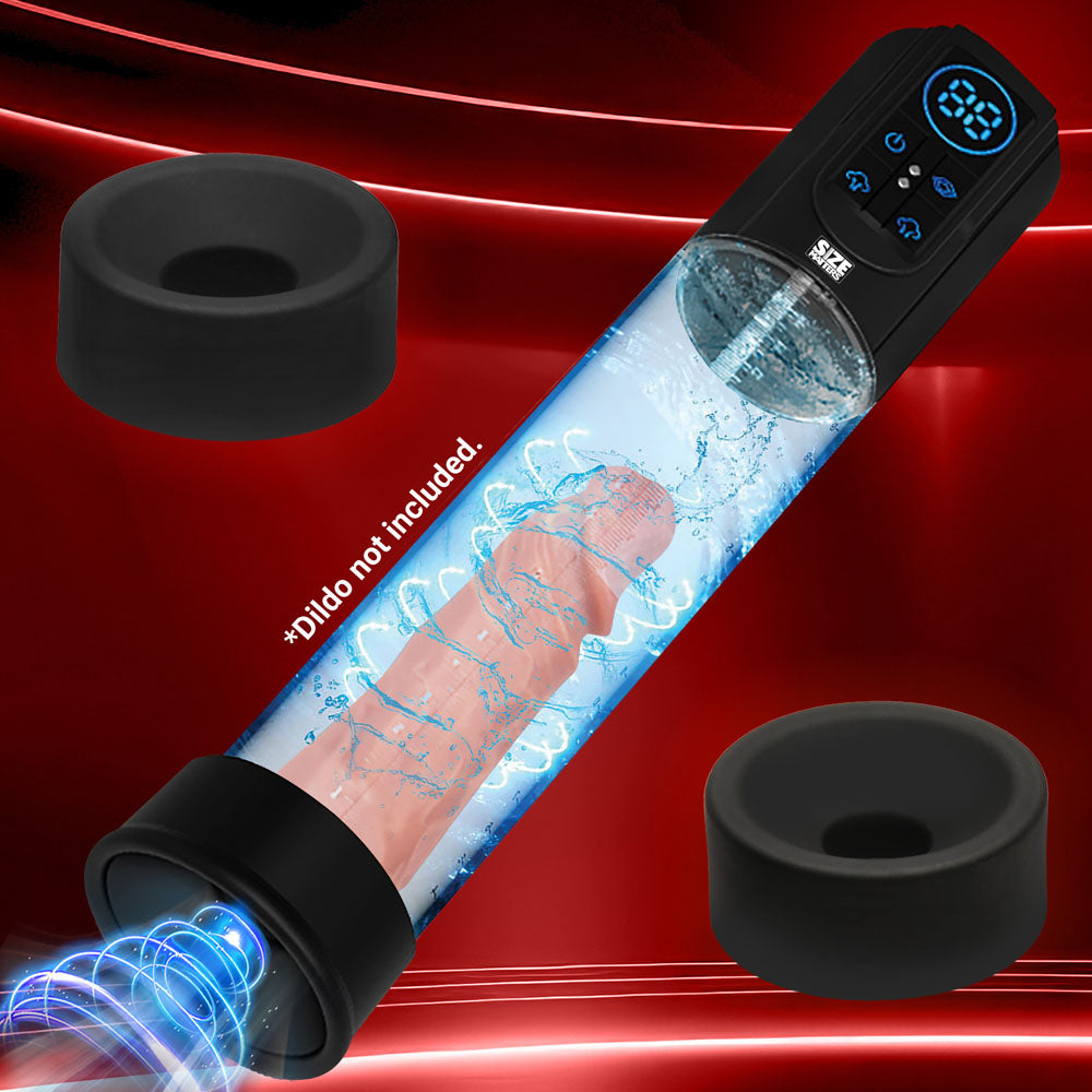 Size Matters Sucking Submersible Penis Pump 7.75" x 2.6" Secondary image