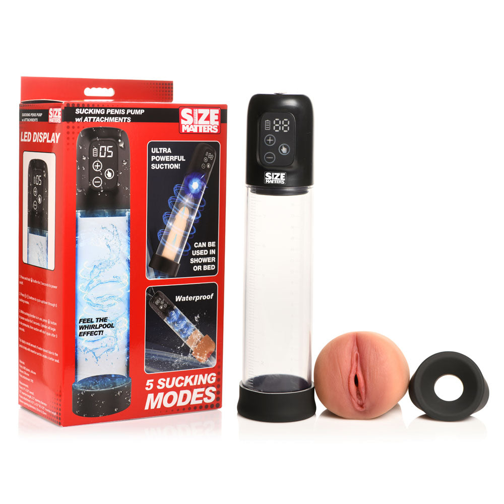 Size Matters Sucking Penis Pump for Enhanced Pleasure and Performance