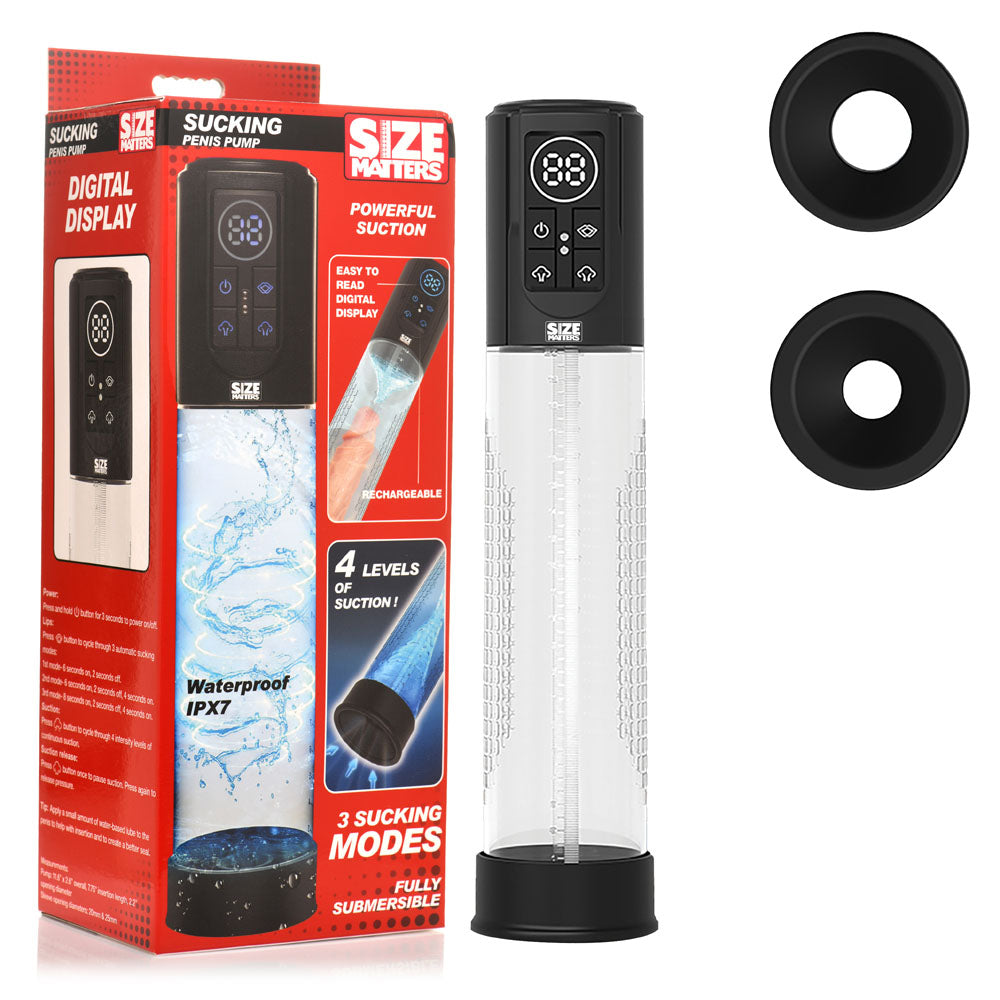 Size Matters Sucking Penis Pump for Enhanced Pleasure and Performance Default Title PUMPS Male Electric