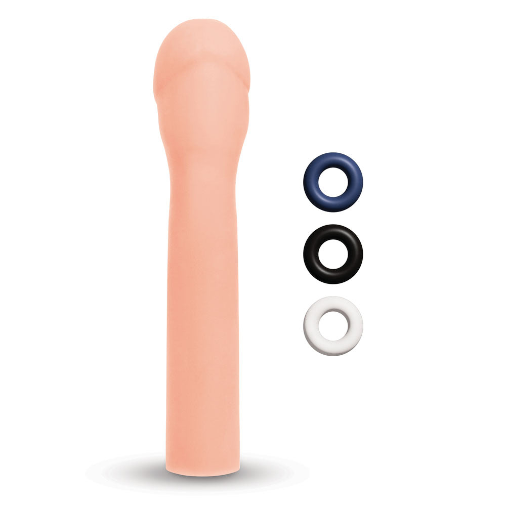 Size Up Realistic 3 Inch Penis Extender for Enhanced Pleasure SLEEVES