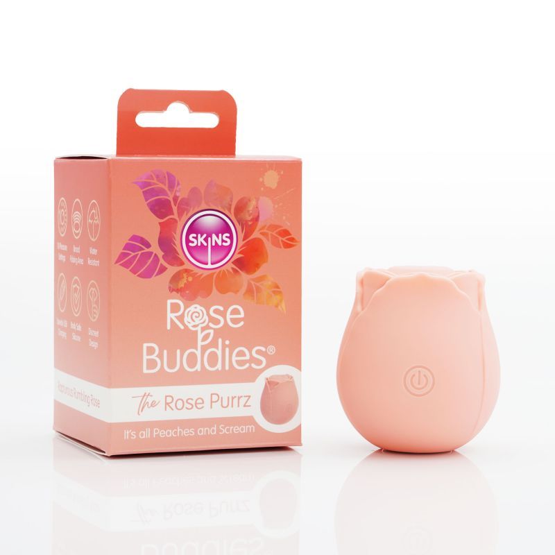 Skins Rose Buddies The Rose Purrz Vibrator – Rechargeable Silicone Vibrator > Sex Toys For Ladies > Rose Stimulators