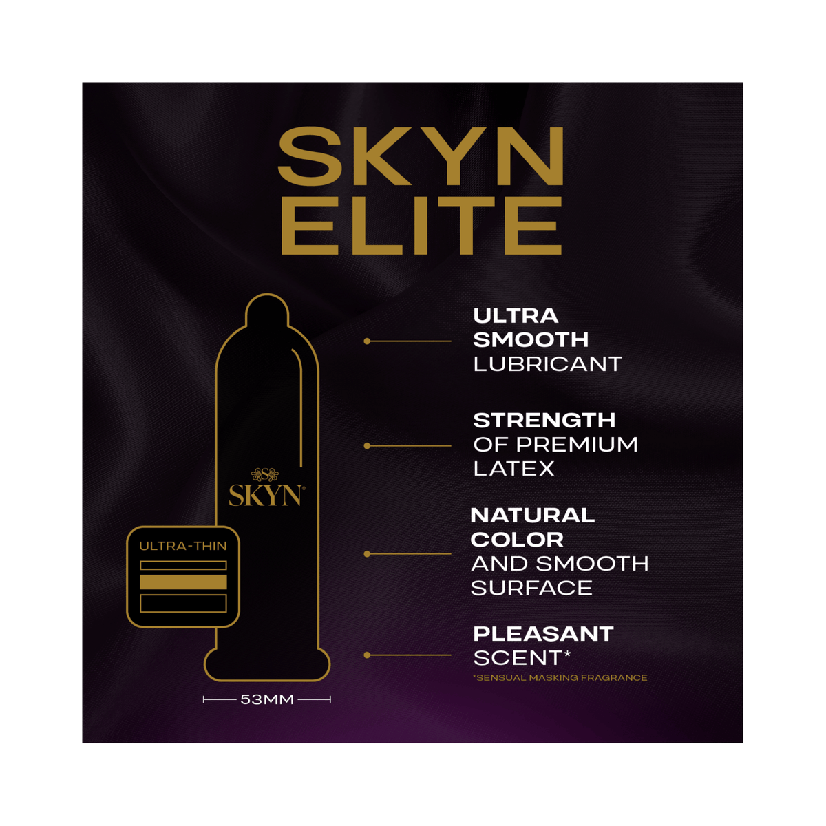 Skyn Elite – Ultra Thin Non-Latex Condoms – 6, 10 & 18 Pack > Essentials > Condoms > Non-Latex