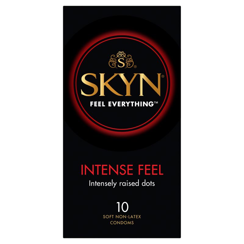 Skyn Intense Feel Condoms – Textured with Raised Dots 10 Pack > Essentials > Condoms > Non-Latex
