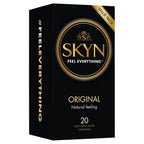 Skyn Original – Natural Feeling Polyisoprene Condoms – 10, 20 & 40 Pack 20 Pack > Essentials > Condoms > Non-Latex