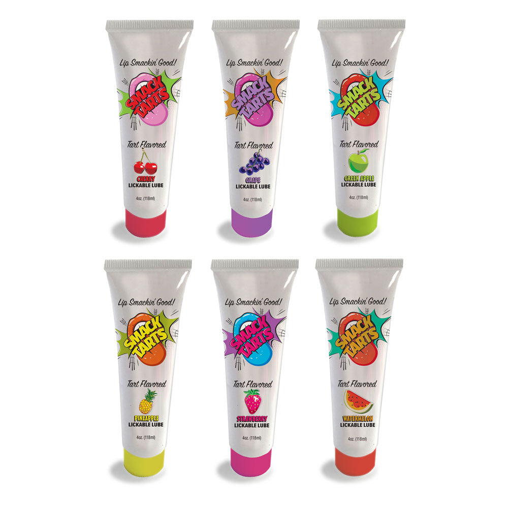 Smack Tarts Sour Green Apple Flavoured Lubricant 120ml Tube > Lube > Flavoured