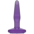 Crystal Jellies Small Butt Plug 4 Inch Beginner Friendly Purple > Anal Range > Butt Plugs