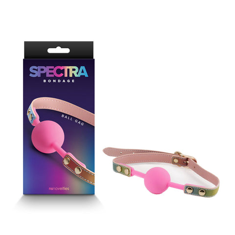 Spectra Bondage Rainbow Ball Gag Mouth Restraint Coloured Gags