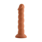 Spiral Cock Flesh Dildo with Ridged Shaft 19cm > Dildos > Realistic Dildos