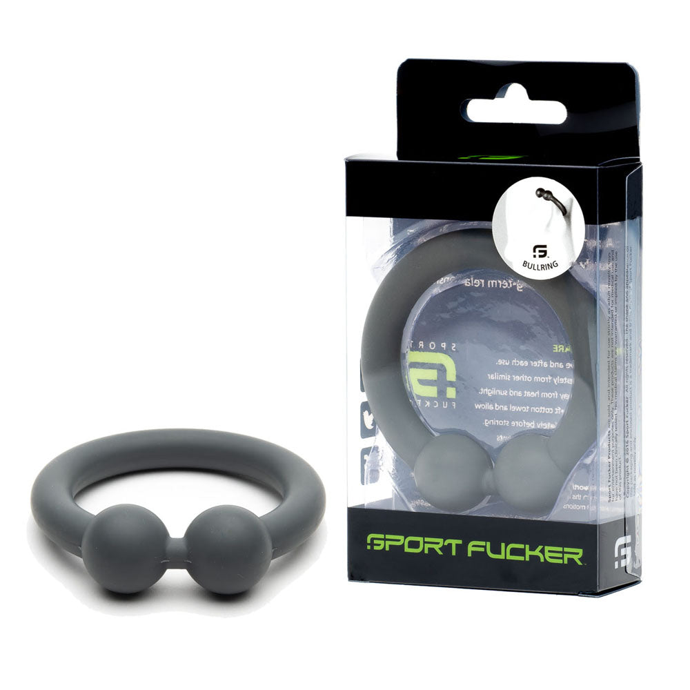 Sport Fucker Bullring - Silicone Cock Ring 48mm Grey > Cock Ring > Single