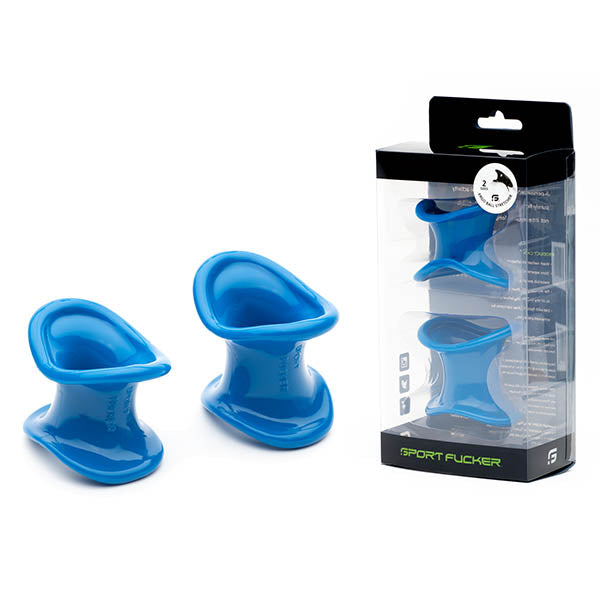 Sport Fucker Ergonomic Ball Stretcher Kit Set of 2 Sizes Blue Ball Stretcher