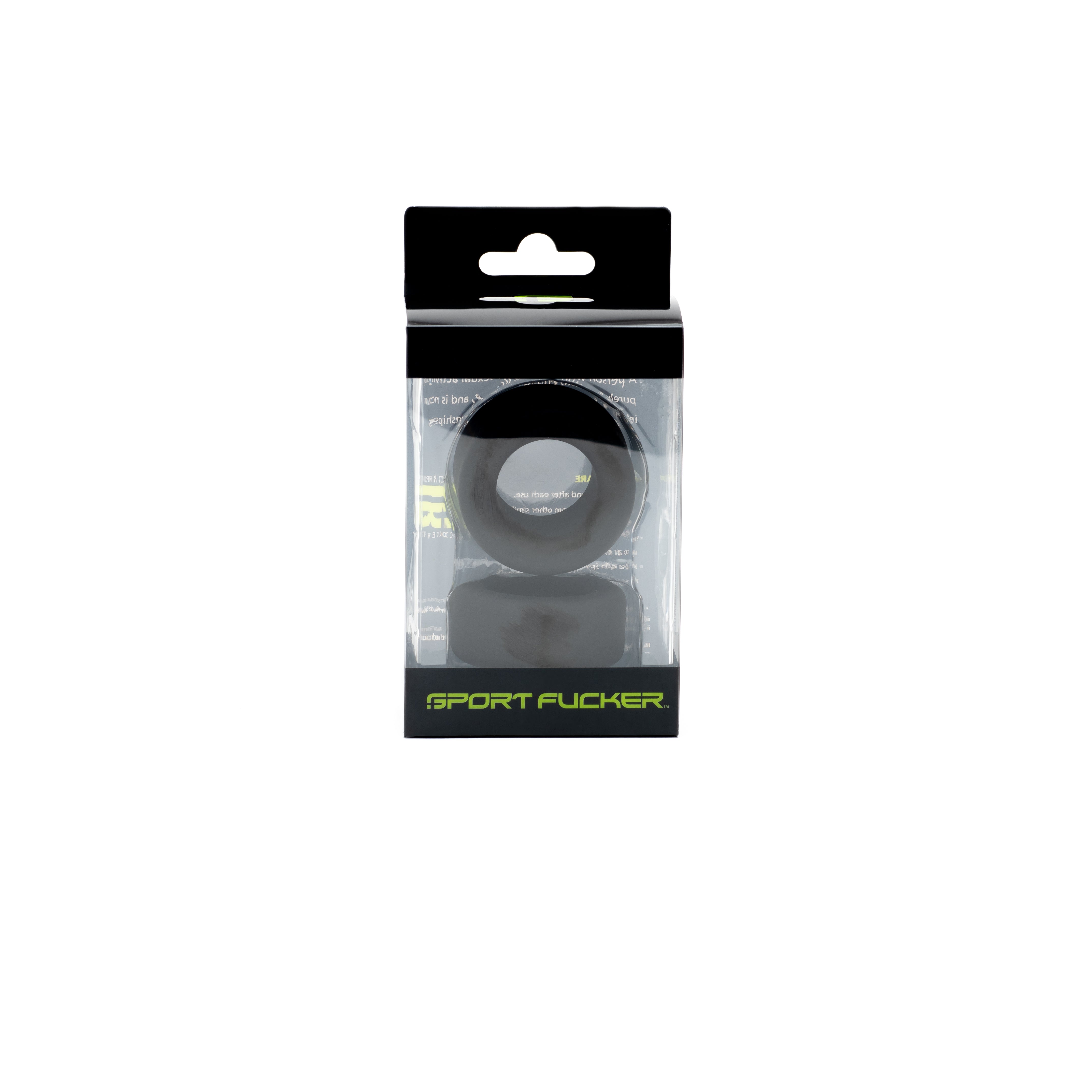 Sport Fucker Nutt Job Set - Cock Ring Set of 2 Black COCK RING Set