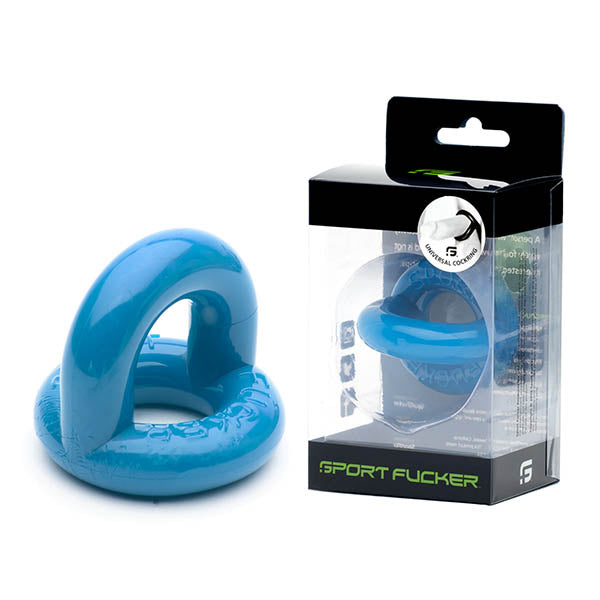 Sport Fucker Universal Cock Ring - Police Cock & Balls Ring Blue COCK RINGS Sling
