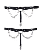 Sportsheets Chain Lace Garters Adjustable Fit Adult Accessory > Clothes > Lingerie Sets