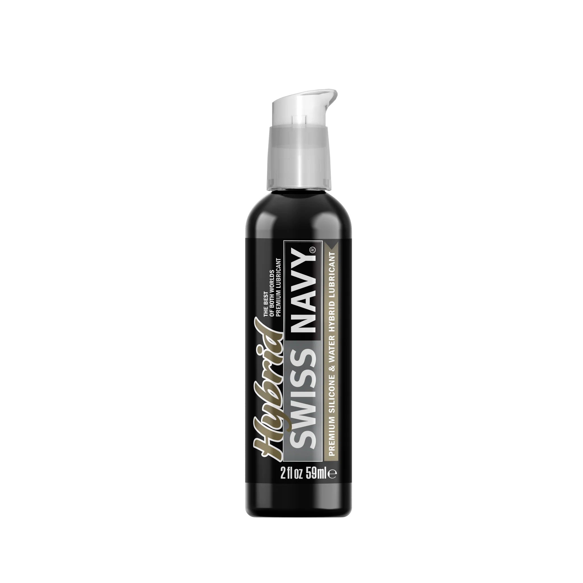 Swiss Navy Hybrid Lubricant 2oz 59ml Premium Formula Water and Silicone-Based Lubricant Default Title > Lube > Hybrid