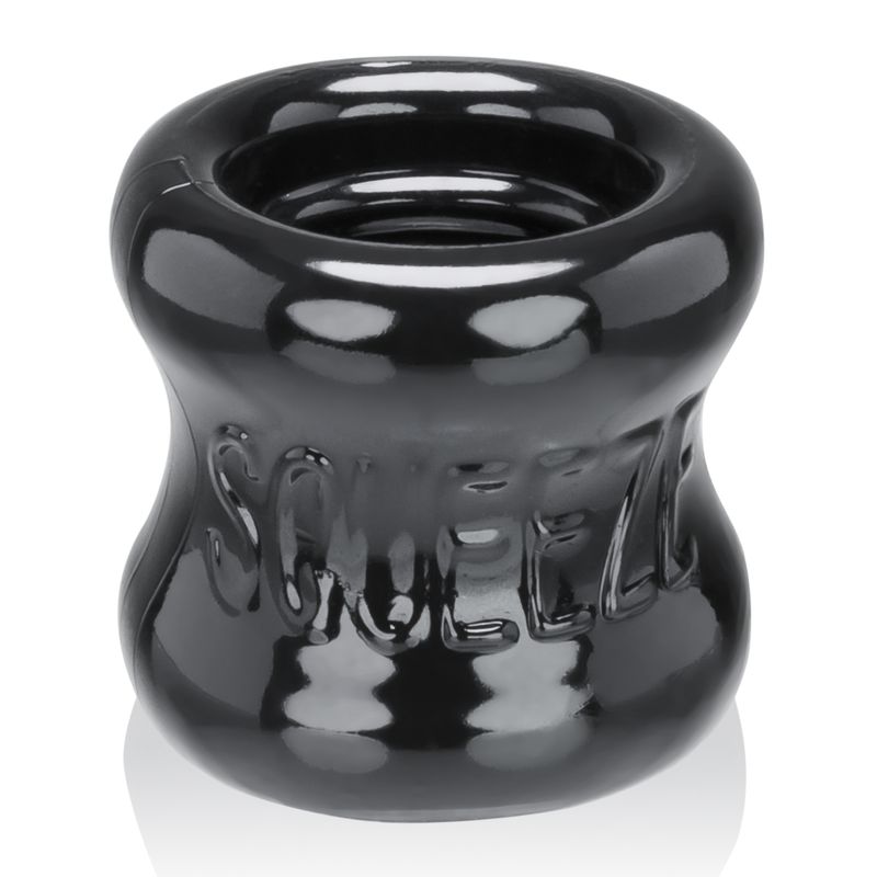 Squeeze Ball Stretcher Black for Enhanced Pleasure and Deeper Stretch Ball Stretcher