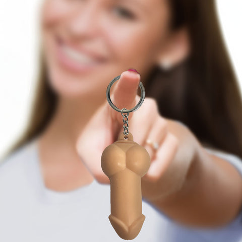 Squishy Penis Novelty Keychain Fun Accessory Gag Gifts & Novelties