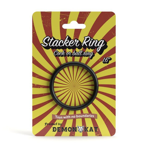 Stacker Ring 1.6 Inch 40mm Black COCK RINGS