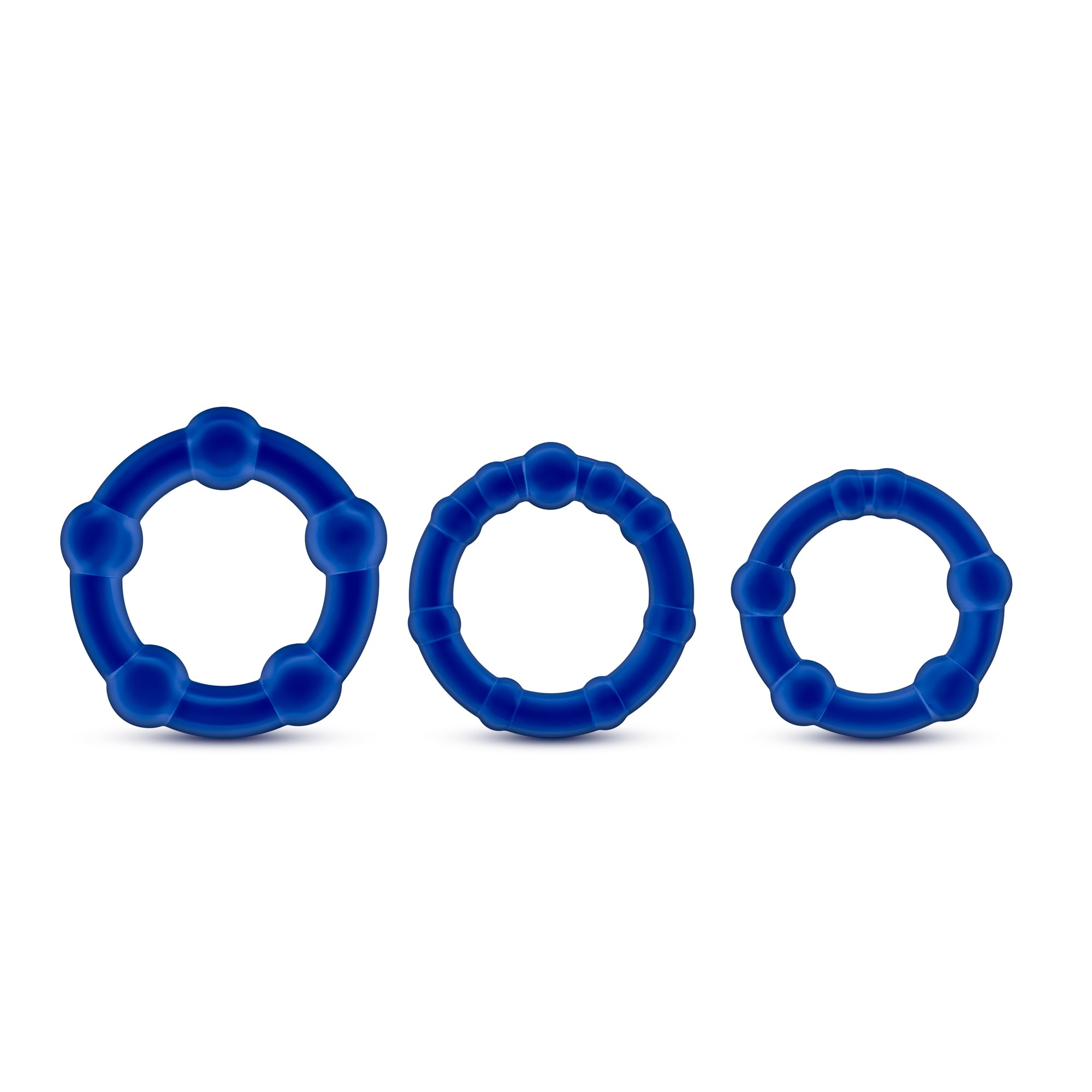 Stay Hard Beaded Cockrings Set of 3 Sizes Secondary image