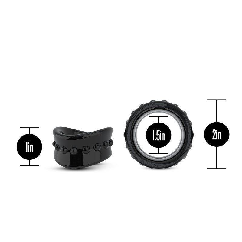 Stay Hard Beef Ball Stretcher Snug 1.5 Inch Black Secondary image