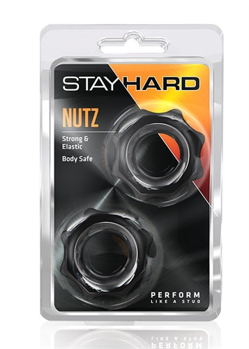 Stay Hard Nutz Cock Rings Set of 2 COCK RING Set
