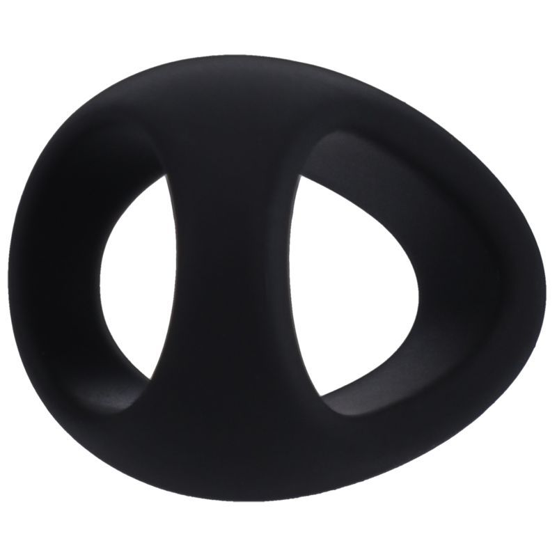 Stirrup Silicone Cock Ring (Onyx) – Silicone Cock Ring > Cock Ring > Sling