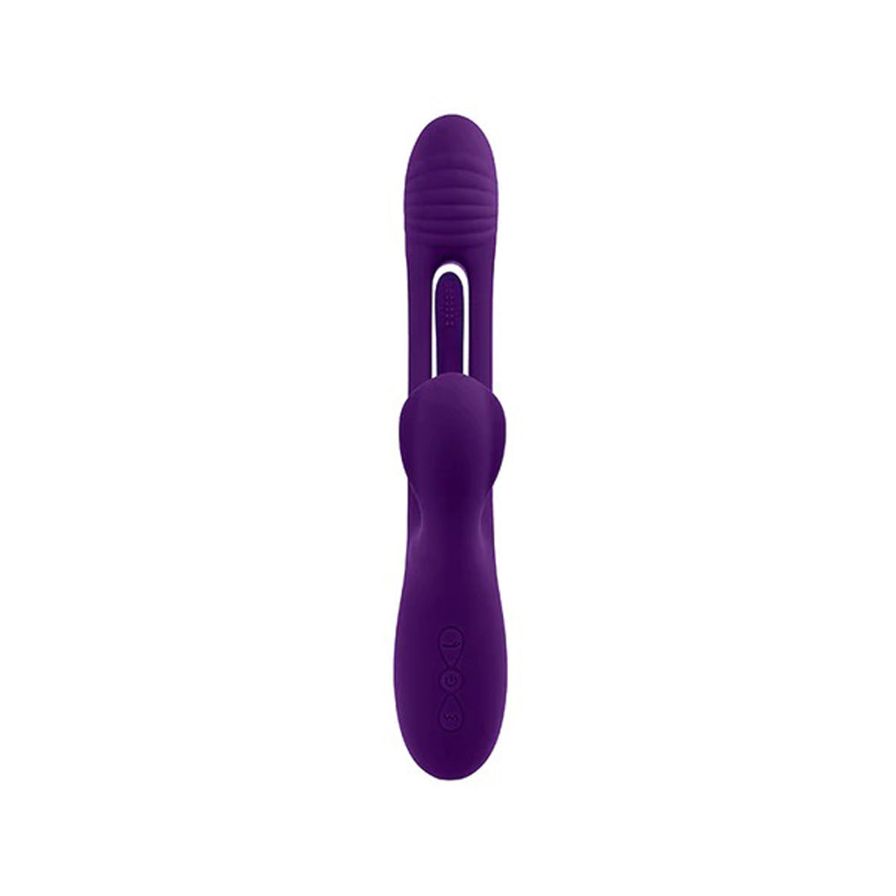 Playboy Pleasure THE THRILL Rabbit Vibrator with 7 Speeds Purple > Vibrators > Ladies > Rabbit