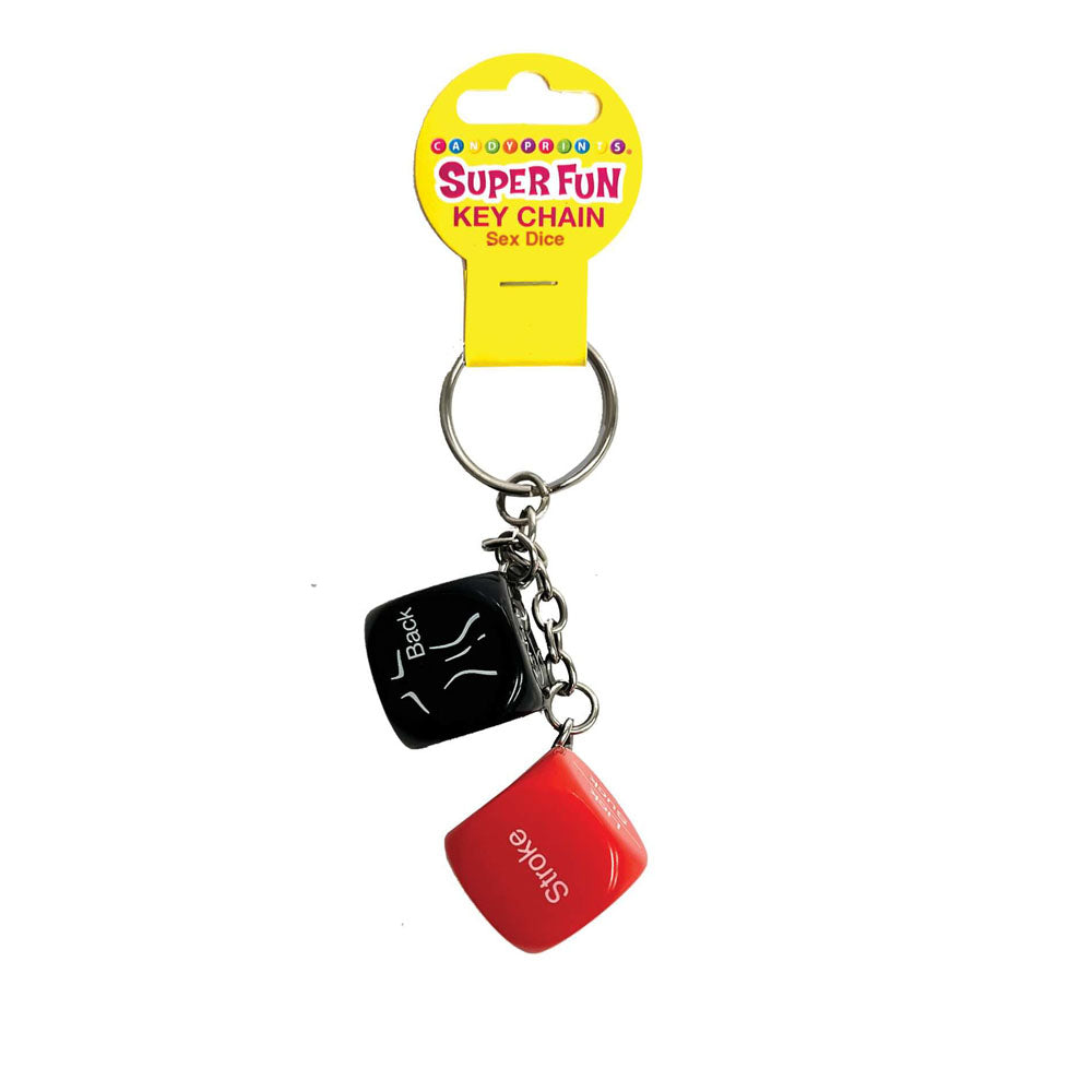 Super Fun Key Chain Sex Dice Erotic Dice Novelty Keychain Gag Gifts & Novelties