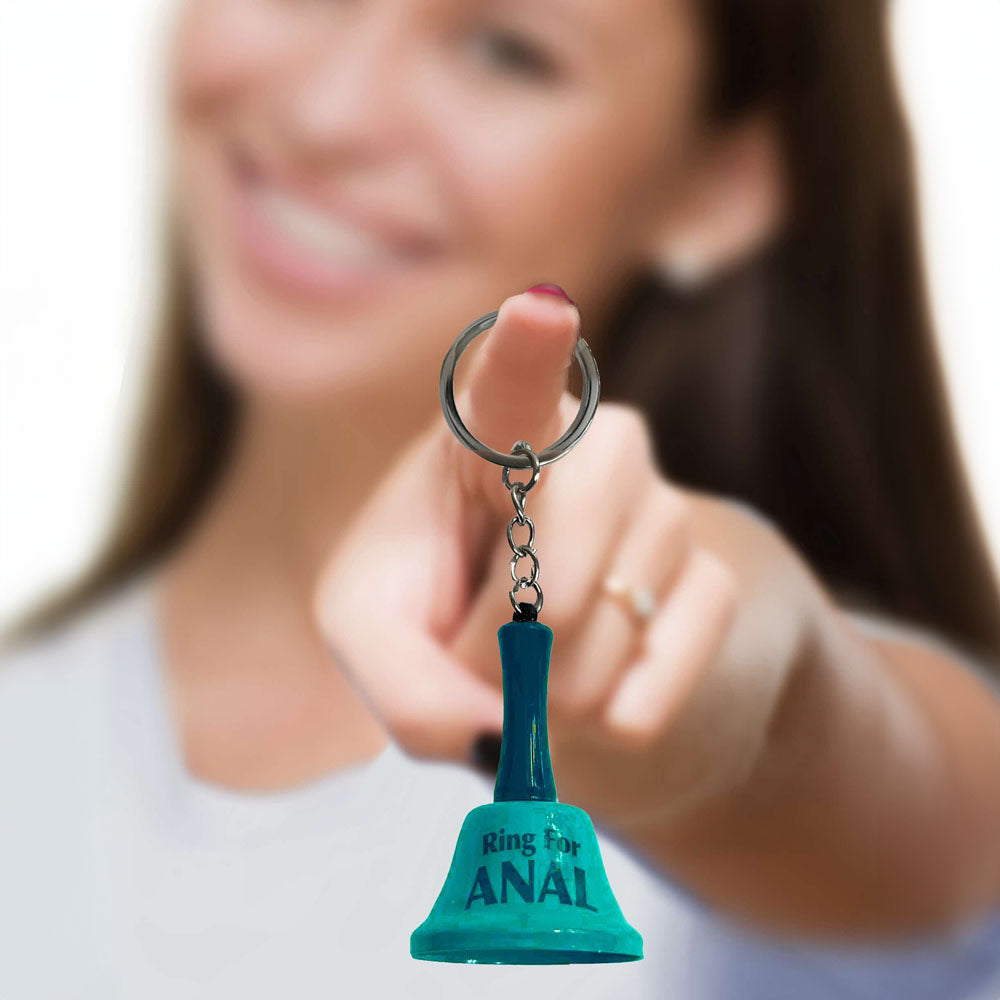 Little Genie Novelty Bell Keychain Ring – Metal Anal Play Accessory Secondary image