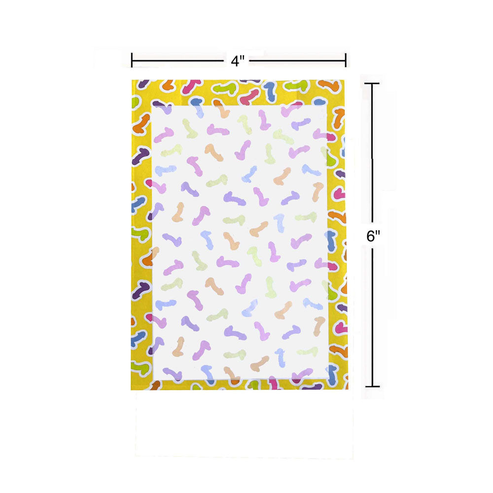 Super Fun Penis Notepad Novelty Notepad 100 Pages Secondary image