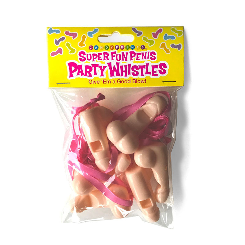 Super Fun Penis Party Whistles Hens Party Novelties 8 Pack > Novelties > Party Supplies Main image