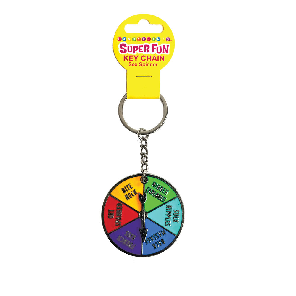 Super Fun Sex Spinner Keychain - Naughty Spinner Novelty Accessory > Novelties > Gag Gifts Main image