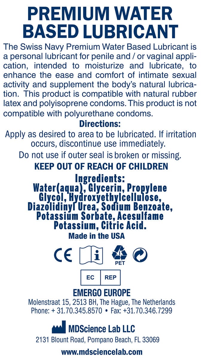 Swiss Navy Arousal Gel 4oz/118ml for Enhanced Pleasure > Essentials > Mens Enhancers