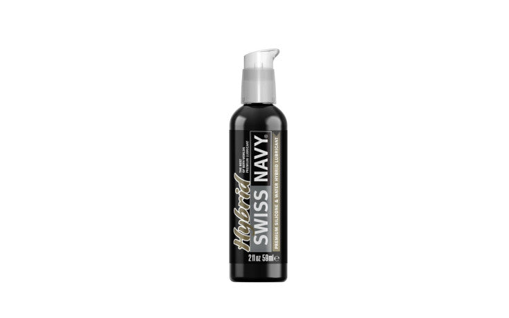 Swiss Navy Hybrid Lubricant 2oz 59ml Premium Formula Water and Silicone-Based Lubricant > Lube > Hybrid
