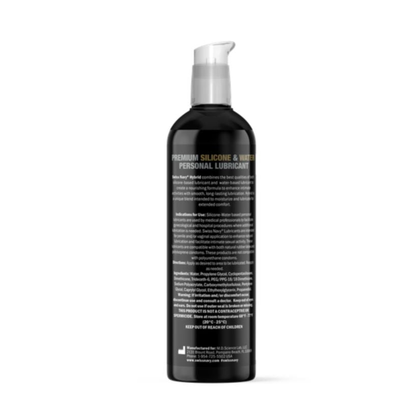 Swiss Navy Hybrid Lubricant 8oz/237ml for Intimate Comfort Secondary image