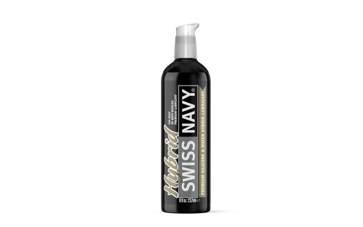 Swiss Navy Hybrid Lubricant – Precision-Engineered Silicone and Water-Based Glide 237ml > Lube > Hybrid