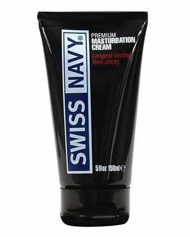 Swiss Navy Masturbation Cream 5oz/147ml - Silky Smooth Lubricant Masturbation Cream