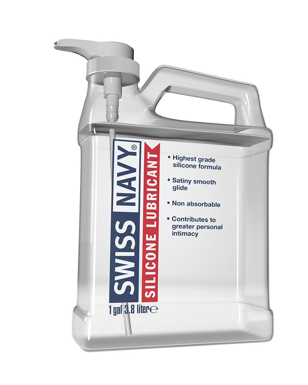 Swiss Navy Silicone Lubricant 1 Gallon 3.8 Liters Long Lasting Glide > Lube > Silicone Main image