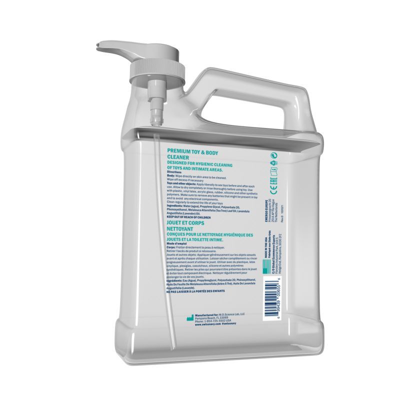 Swiss Navy Toy and Body Cleaner 1 Gallon Natural Tea Tree Oil and Lavender Secondary image