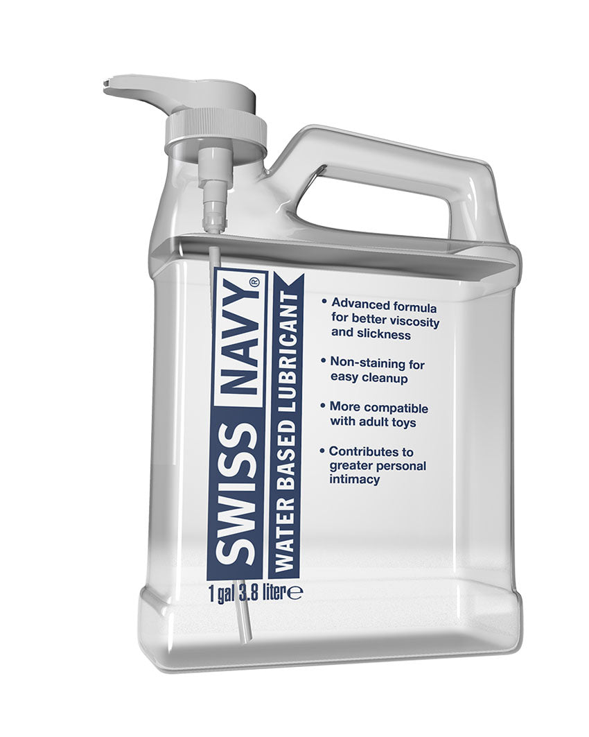 Swiss Navy Water Based Lubricant 1 Gallon 3.8 Liters > Lube > Water Based
