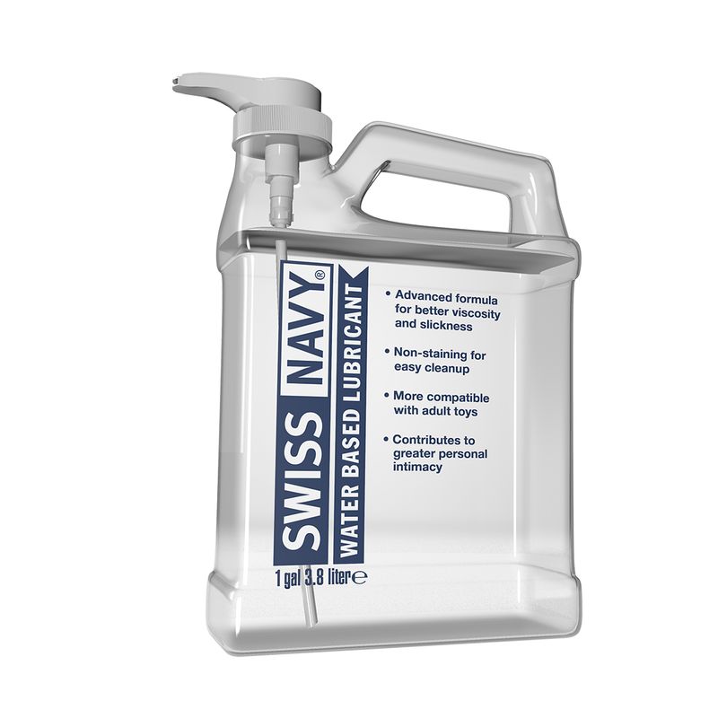 Swiss Navy Water Based Lubricant 1 Gallon 3.8 Liters > Lube > Water Based