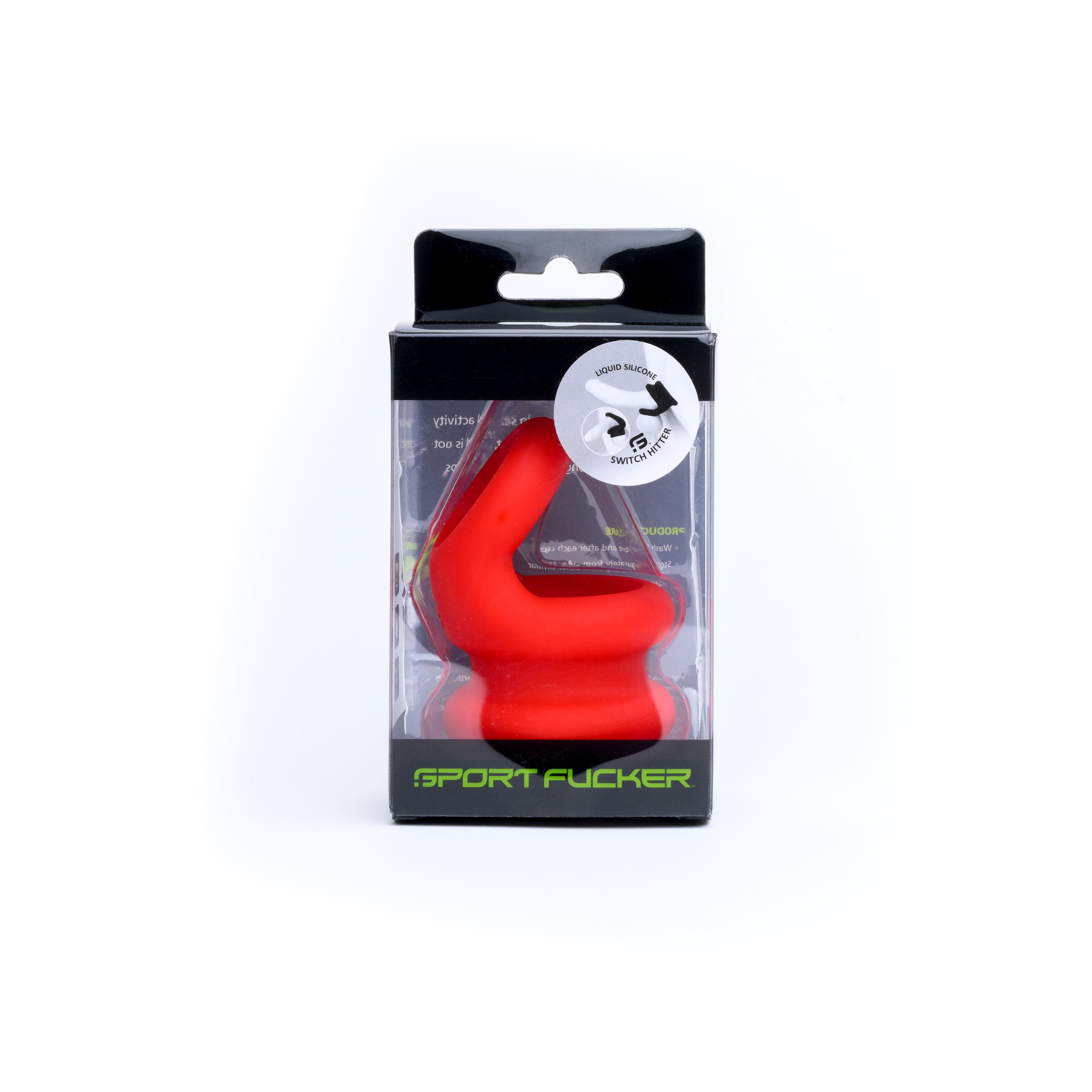 Switch Hitter By Sport Fucker Red Silicone Cock Ring 36mm Secondary image