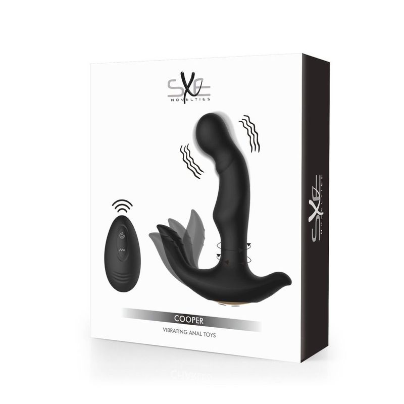 Sxe Cooper Vibrating Remote Control Anal Prostate Dildo Plug Secondary image