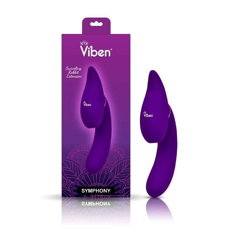 Symphony 21 Mode Swivel Suction Head Triple Motor Vibrator > Vibrators > Ladies > Rabbit Main image
