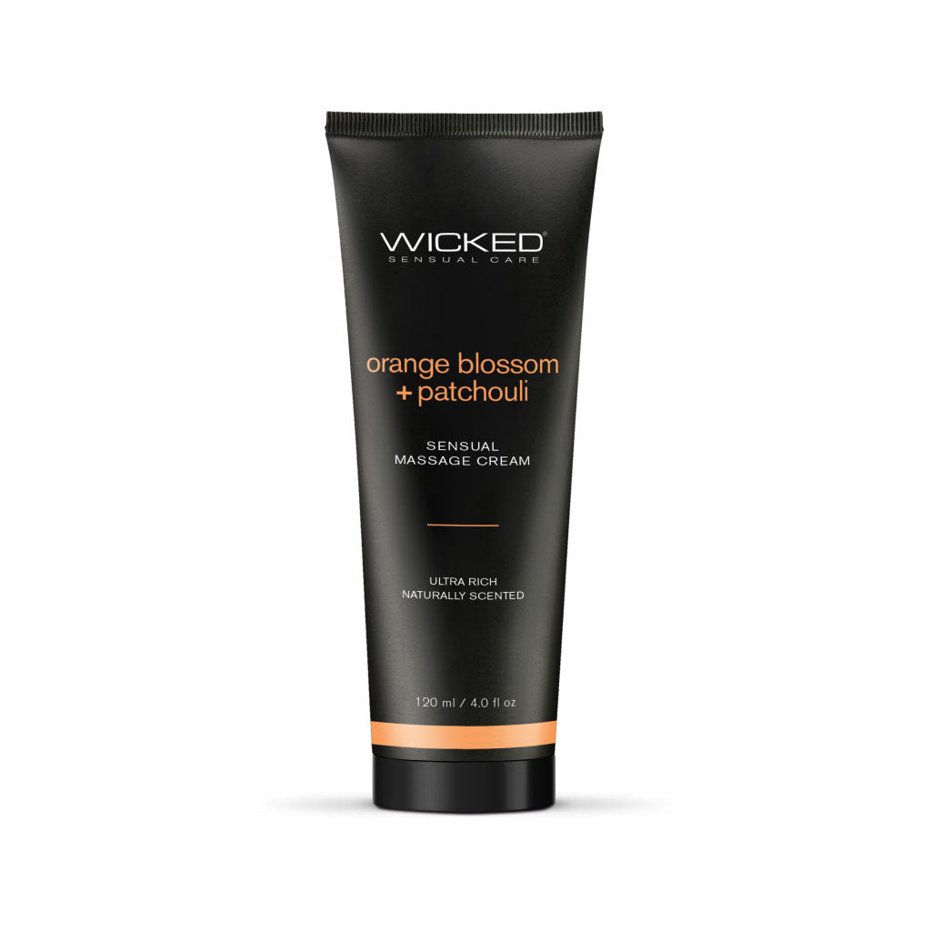 Wicked Orange Blossom and Patchouli Sensual Massage Cream 8 Ounce Default Title > Lube > Flavoured