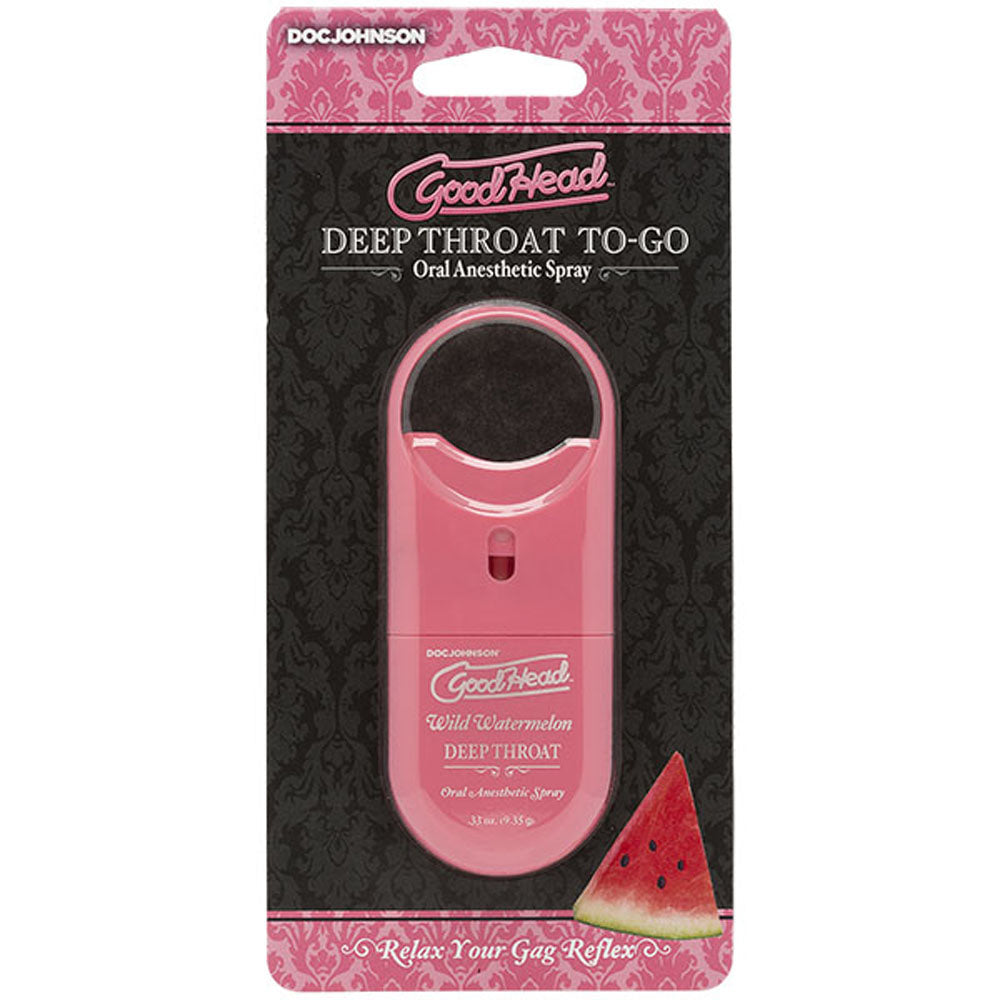 GoodHead To Go Deep Throat Spray (Wild Watermelon) – Erotic Food and Edible Spray Default Title > Lube > Oral Gels & Sprays