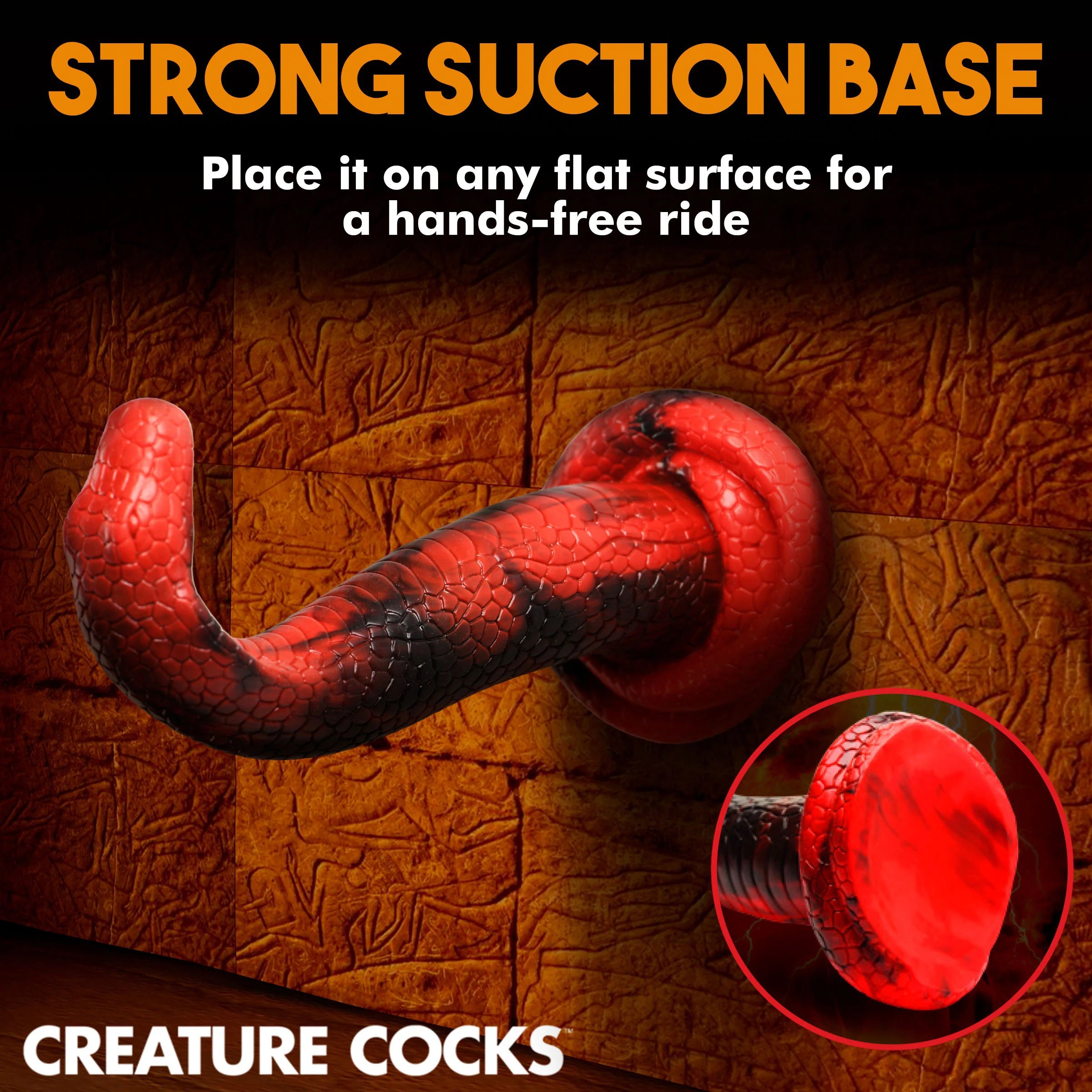 Creature Cocks King Cobra Silicone Dildo – Large Textured 12 Inch Silicone Dildo > Dildos > Fantasy