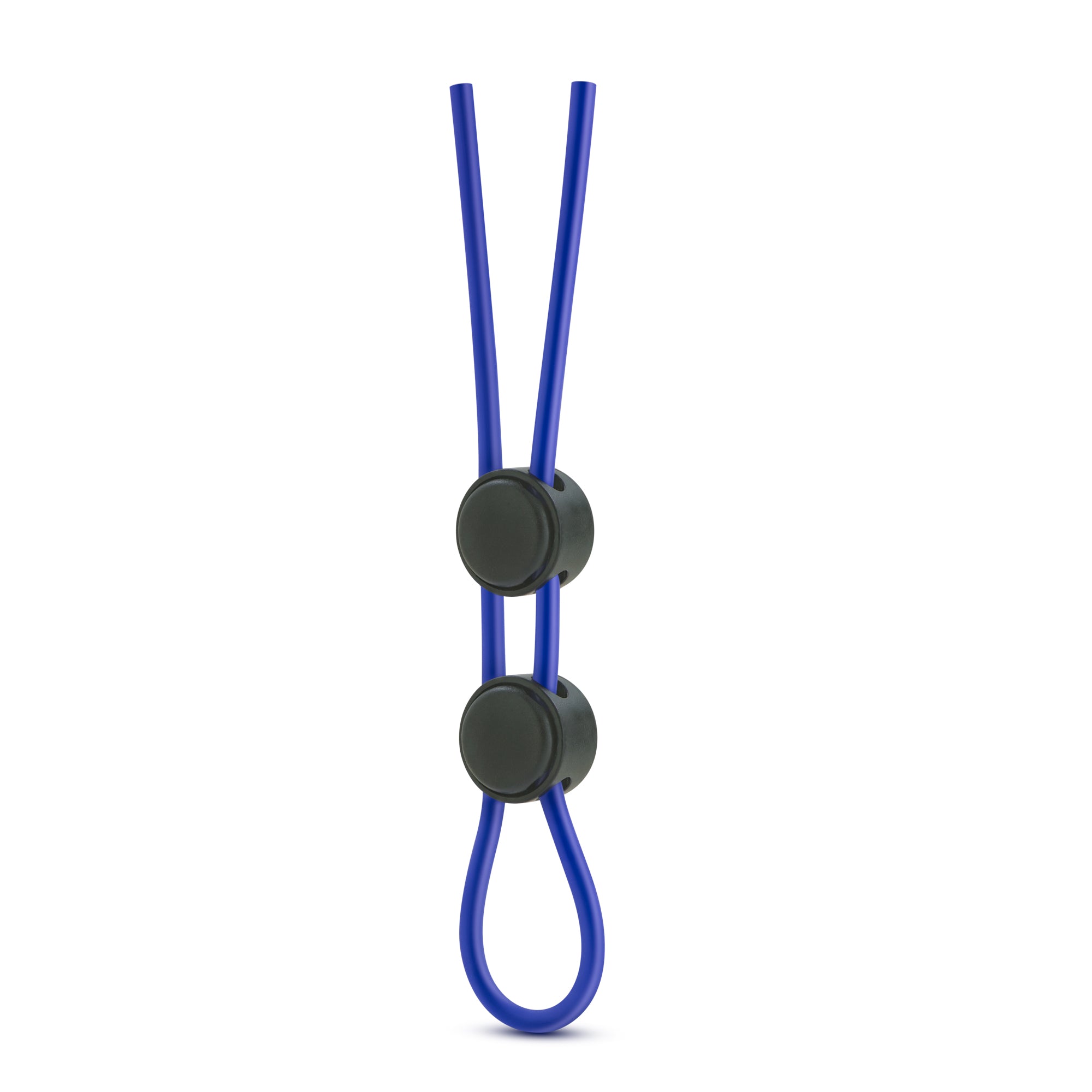 Stay Hard Silicone Double Loop (Black) – Adjustable Cock Ring COCK RINGS