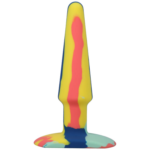 Groovy Silicone Anal Plug 5 Inch Sunrise Multi Colored > Anal Range > Butt Plugs